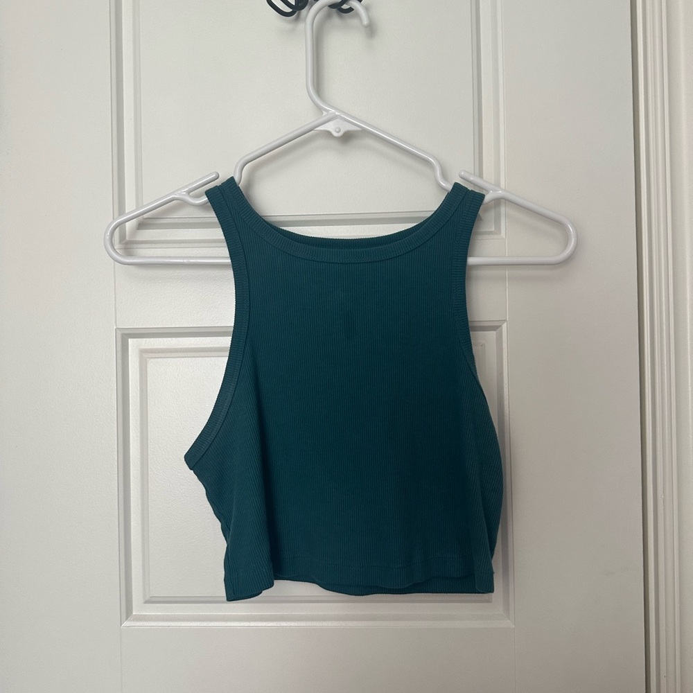 Wild Fable - M - Dark green/blue cropped tank